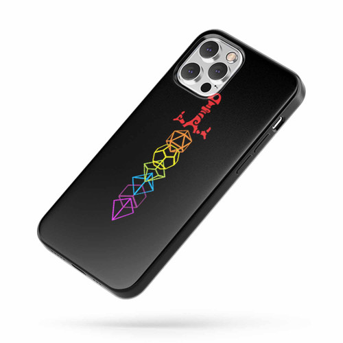 Rainbow Dice Sword Game Master Pride Dungeons And Dragons iPhone Case Cover