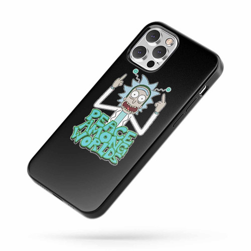 Rick & Morty Peace Among Worlds Funny iPhone Case Cover