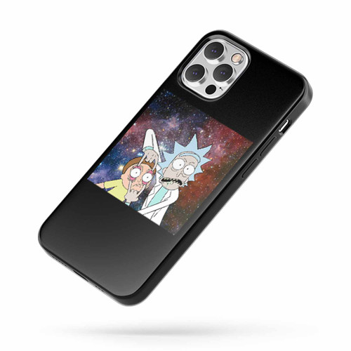 Rick And Morty In Space Galaxy Nebula 1 iPhone Case Cover