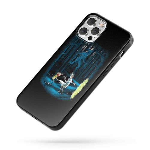 Rick And Morty Portal Stranger Things iPhone Case Cover