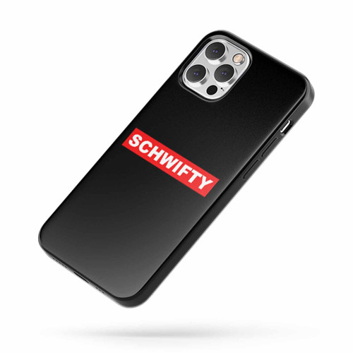 Rick And Morty Schwifty Red Box Logo iPhone Case Cover