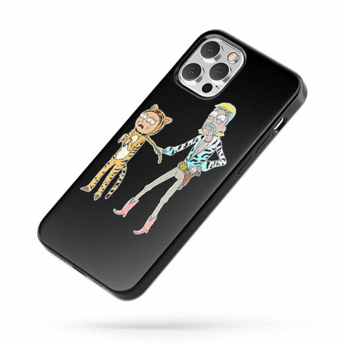 Rick And Morty V Tiger King Joe Exotic iPhone Case Cover