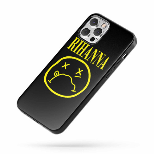 Rihanna Vintage Nirvana Logo Nerd Funny iPhone Case Cover