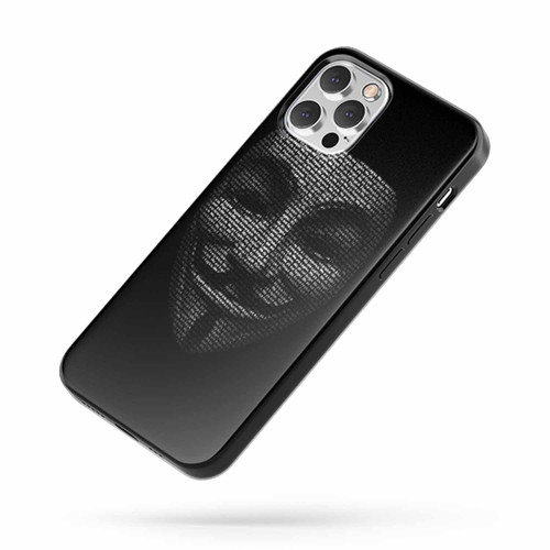 Rock Style Hacker Anonymous Slogan Mask iPhone Case Cover