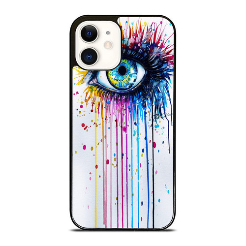 Colorful Eye Retro Funny Vintage Patterned iPhone 12 Mini / 12 / 12 Pro / 12 Pro Max Case Cover