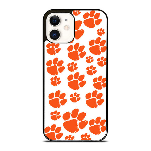 Clemson University Pattern iPhone 12 Mini / 12 / 12 Pro / 12 Pro Max Case Cover