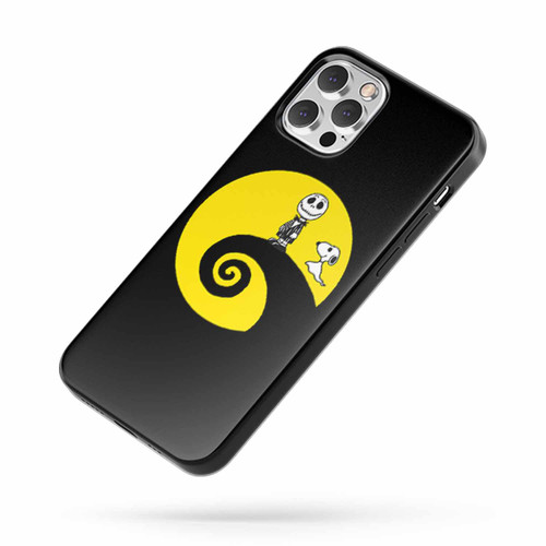 Snoopy Halloween And And Nightmare Before Christmas Charlie Skellington iPhone Case Cover