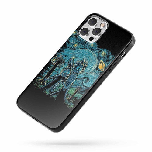 Starry Nightt Van Gogh Rick And Morty iPhone Case Cover