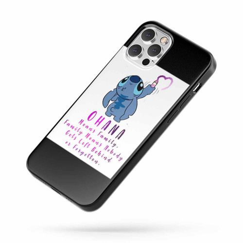 Stitch Ohana Means Family Family Means No Body iPhone Case Cover