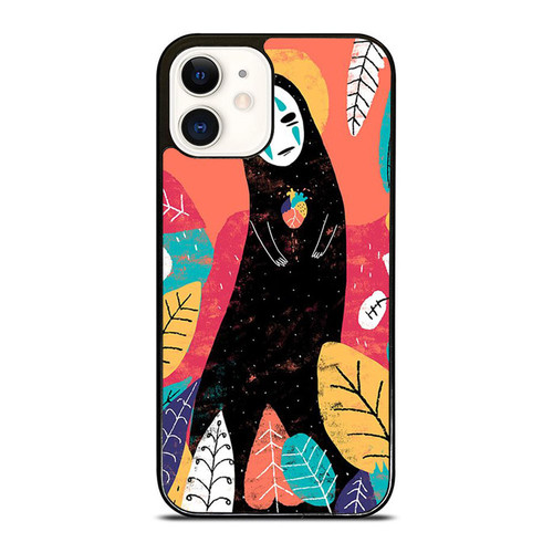 Cartoon No Face Man And Sleep Girl iPhone 12 Mini / 12 / 12 Pro / 12 Pro Max Case Cover