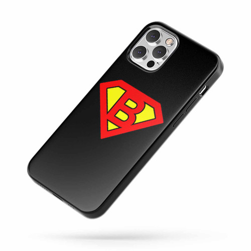 Superman Logo With B Letter iPhone Case Cover