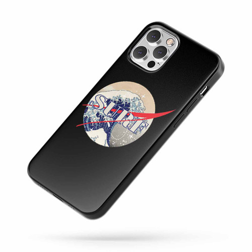 Surf The Great Wave Nasa Logo iPhone Case Cover
