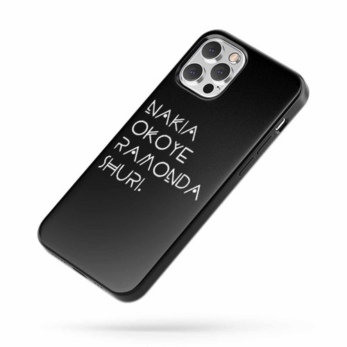 T Challa Killmonger M Baku W Kabi Black Panther Names iPhone Case Cover