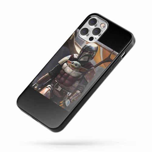 The Child Baby Yoda And Mandalorian iPhone Case Cover