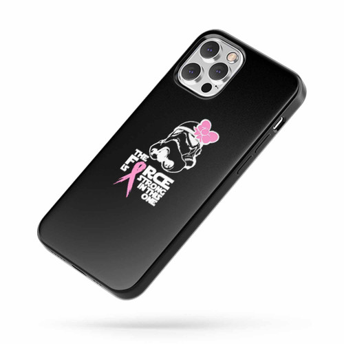 The Force Is Strong In This One Breast Cancer Awareness Star Wars Storm Trooper Inspired iPhone Case Cover