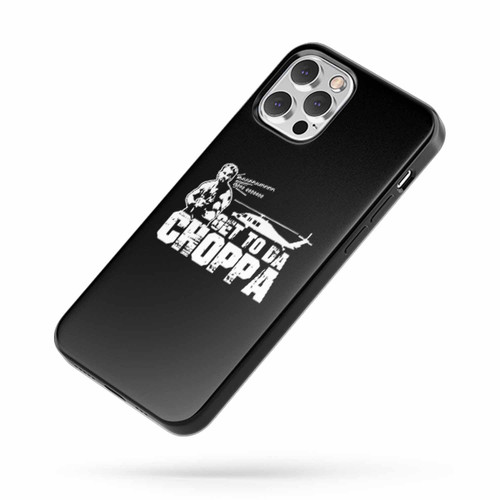 The Predator Arnold Schwarzenegger Get To The Da Choppa Chopper Carl Weathers Jesse Ventura Dutch Dillon Blain Shane Black Dvd iPhone Case Cover