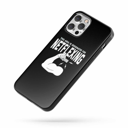 This Area Is Designated For Netflexing iPhone Case Cover