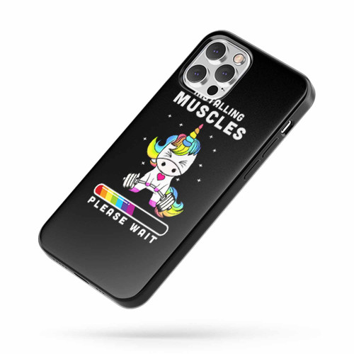 Unicorn Installing Muscles Please Wait iPhone Case Cover