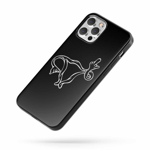 Uterus Middle Finger Womens March Anti Trump Resistance Protest iPhone Case Cover