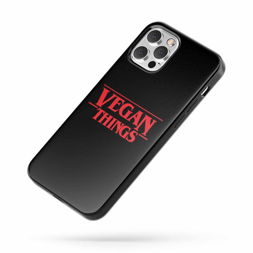 Vegan Things Inspired Stranger Things Logo iPhone Case Cover