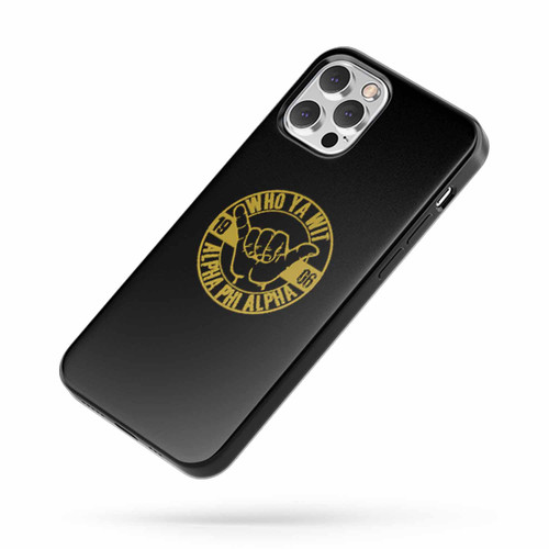 Who Ya Wit Alpha Phi Alpha Fraternity iPhone Case Cover