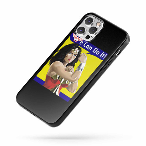 Wonder Riveter We Can Do It Dc Superhero Propaganda Parody iPhone Case Cover