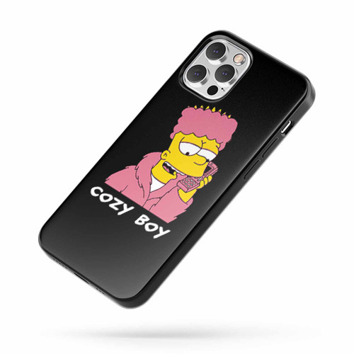 Bart Simpson Cozy Boy Saying Quote iPhone Case Cover