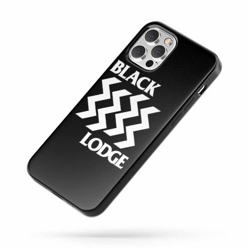 Black Lodge Black Flag Punk Comedy David Lynch Twin Peaks Saying Quote iPhone Case Cover