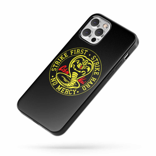 Cobra Karate First Strike Hard Kai Strike Quote iPhone Case Cover