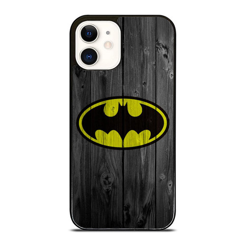 Batman Iphone X Case Wooden Batman Logo Dc Comics Justice League iPhone 12 Mini / 12 / 12 Pro / 12 Pro Max Case Cover