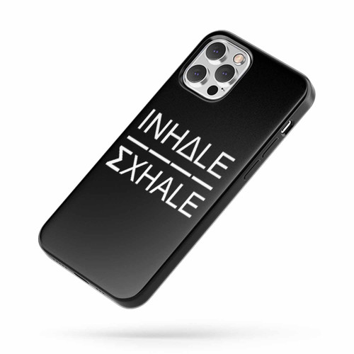 Inhale Exhale Quote iPhone Case Cover