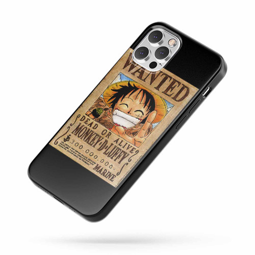 Luffy Wanted Saying Quote iPhone Case Cover