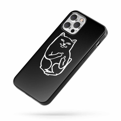 Middle Finger Cat Quote iPhone Case Cover