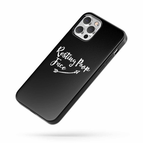 Resting Poop Face Quote iPhone Case Cover