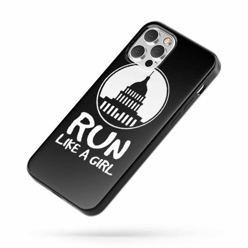 Run Like A Girl Quote iPhone Case Cover