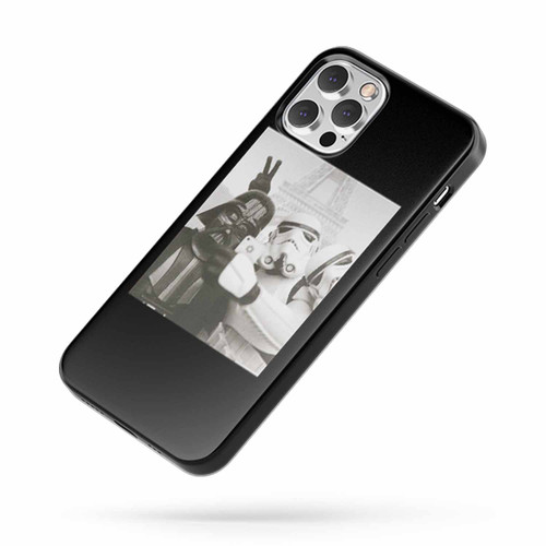 Star Wars Darth Vader And Stormtrooper Selfi In Paris Saying Quote iPhone Case Cover
