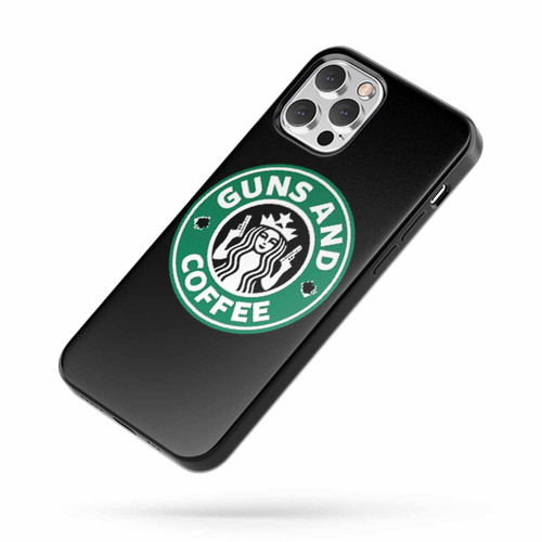 Guns And Coffee Quote Fan Art iPhone Case Cover