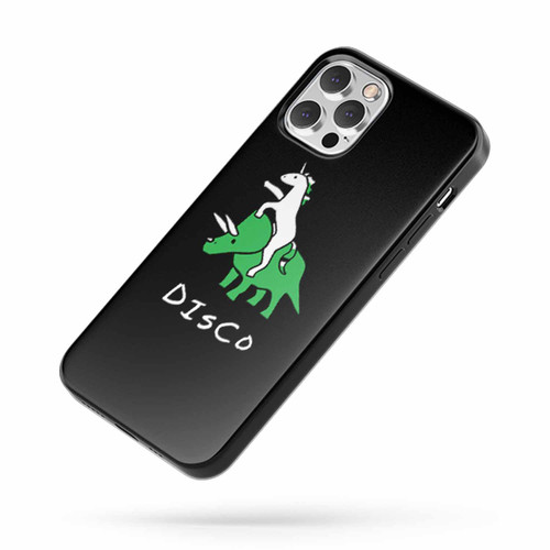 To The Disco Unicorn Riding Triceratops Saying Quote Fan Art iPhone Case Cover