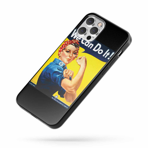 Rosie The Riveter We Can Do It Quote Fan Art A iPhone Case Cover