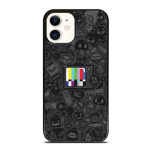 Anime Test Patterns Selective Coloring iPhone 12 Mini / 12 / 12 Pro / 12 Pro Max Case Cover