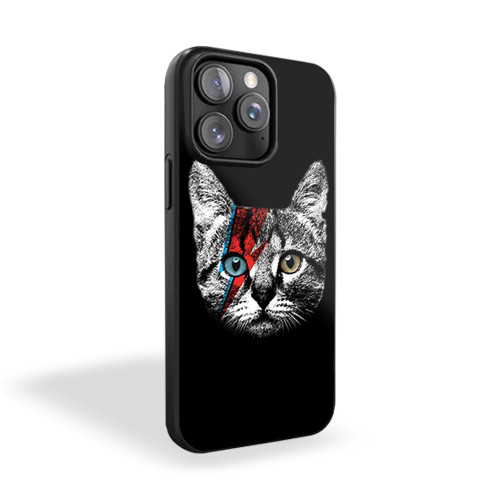 Cat Bowie Cat Glam Rocker Starcat Space Oddity iPhone 15 Case Cover Cat Bowie Cat Glam Rocker Starcat Space Oddity iPhone 15 Case Cover