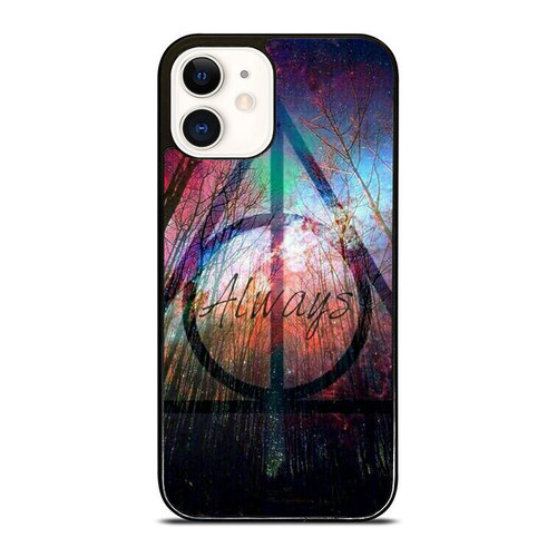 Always Harry Potter And The Deathly Hallows Symbol Galaxy iPhone 12 Mini / 12 / 12 Pro / 12 Pro Max Case Cover