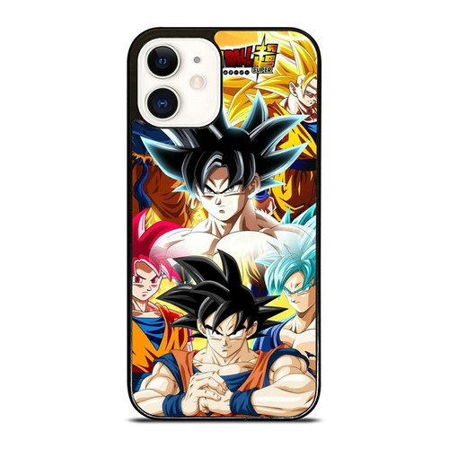 All Son Goku'S Transformations Dragon Ball Super iPhone 12 Mini / 12 / 12 Pro / 12 Pro Max Case Cover