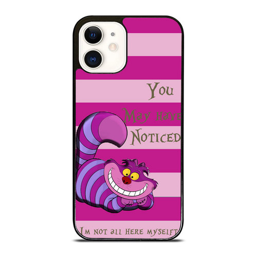 Alice In Wonderland Cheshire Cat Not All Myself Art iPhone 12 Mini / 12 / 12 Pro / 12 Pro Max Case Cover