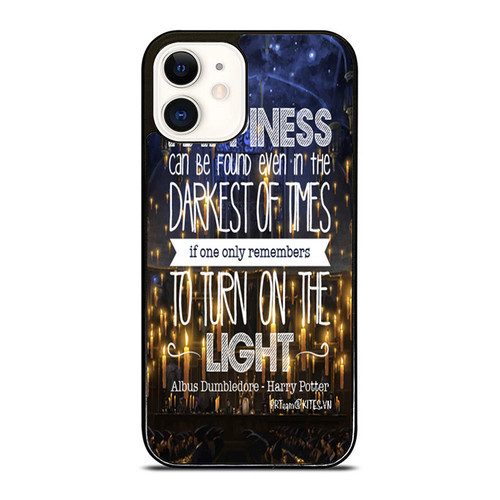 Albus Dumbledore Harry Potter Quote iPhone 12 Mini / 12 / 12 Pro / 12 Pro Max Case Cover