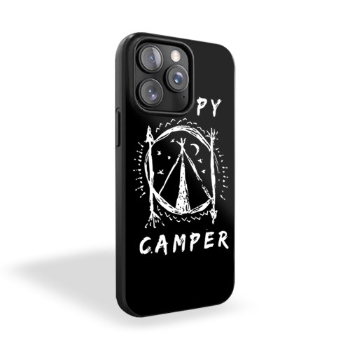 Happy Camper Outdoors Hiking Camping Vintage Nature iPhone 15 Case Cover