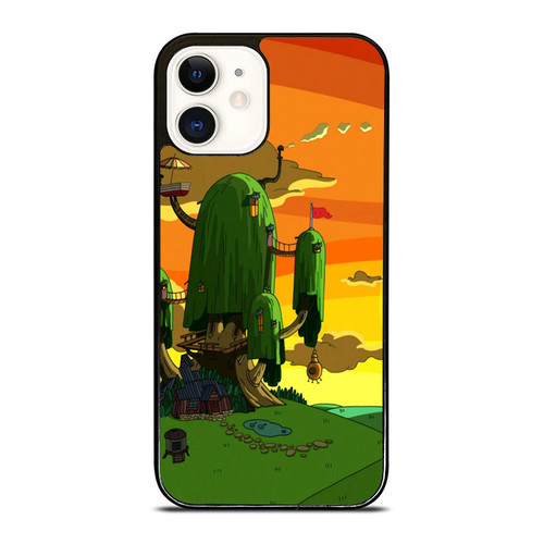 Adventure Time Tree House In Foreground 2 iPhone 12 Mini / 12 / 12 Pro / 12 Pro Max Case Cover