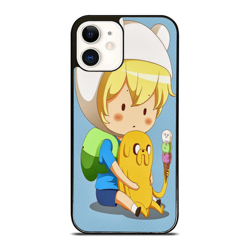 Adventure Time Jake And Finn Ice Cream iPhone 12 Mini / 12 / 12 Pro / 12 Pro Max Case Cover