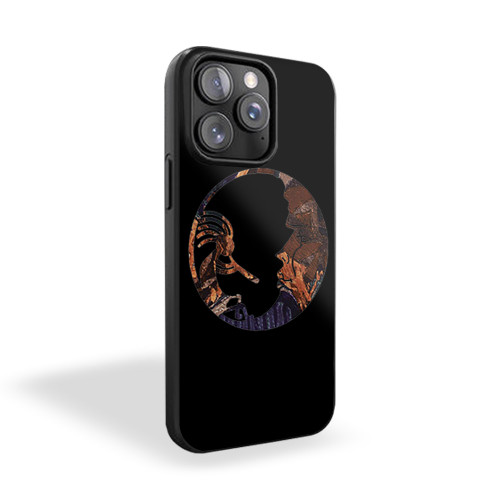 Kokopelli And Moon Face Art iPhone 15 Case Cover