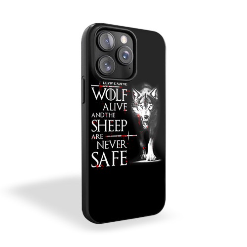 Leave One Wolf Game Of Thrones Arya Quote iPhone 15 Case Cover